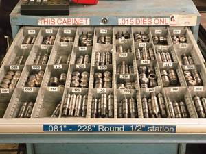 lot 749 image: Lot of (1 Drawer) Dies and Punches