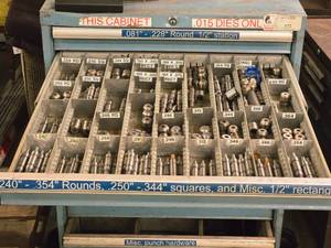 lot 749A image: Lot of (1 Drawer) Dies and Punches