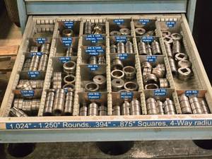 lot 751A image: Lot of (1 Drawer) Dies and Punches