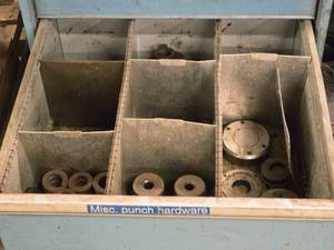 lot 752A image: Lot of (1 Drawer) Misc. Punch Hardware