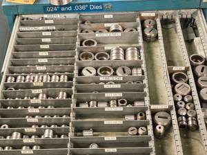 lot 753 image: Lot of (1 Drawer) Dies and Punches