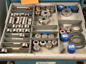 lot 754 image: Lot of (1 Drawer) Dies and Punches