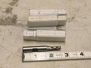 lot 879 image: Lot of (6) - 14 4 Flute Single Side Roughing End Mill