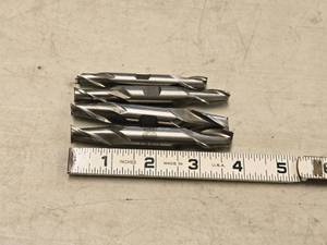 lot 873 image: Lot of (4) 2 Flute Double Sided End Mill - 12 (x2), 2564 (x1), 38 (x1)