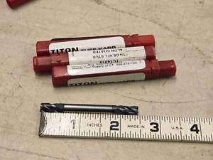 lot 870 image: Lot of (4) - 14 4 Flute Altin Coated Double Sided End Mill