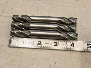 lot 867 image: Lot of (3) - 12 4 Flute Double Sided Cobalt End Mill