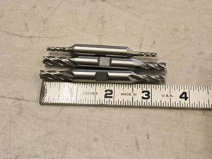lot 866 image: Lot of (3) 4 Flute Double Sided HSS End Mill - 18x38 (x1) , 14x38 (x2)