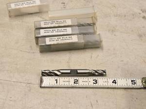 lot 865 image: Lot of (4) 4 Flute Double Sided HSS End Mill - 516x38
