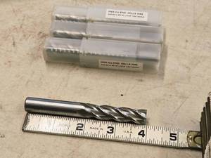 lot 864 image: Lot of (4) HSS-Co 4 Flute Single Sided End Mill - 12x12x2x4 404-9414