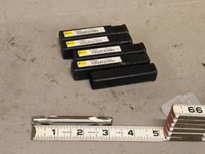 lot 834 image: Lot of (5) Interstate 2 Flute HSS Double Sided End Mill - 38x38 01700244