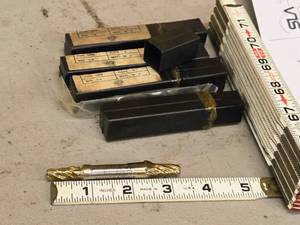 lot 837 image: Lot of (4) Addison - 14 4 Flute Double-Sided End Mill