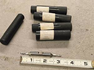 lot 857 image: Lot of (4) HSS 2 Flute Double Sided End Mill - 18x38