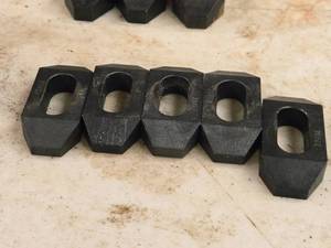 lot 942 image: Lot of (5) Plain Strap Clamps 2 12