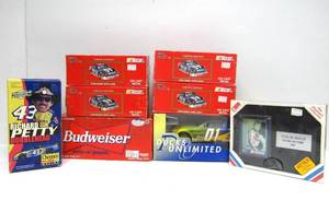 lot 58 image: Group of Diecast NASCAR Race Cars Bobblehead etc