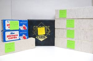 lot 62 image: Several Boxes of Assorted Sport Card Sets etc