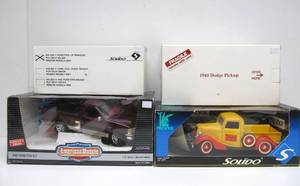 lot 67 image: Lot of 4 Mint in Box Diecast Metal Trucks