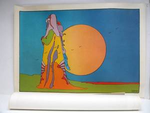 lot 5 image: Set of 4 Excellent Original Vintage 1974 PETER MAX Posters