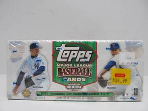 lot 46 image: Factory Sealed Topps Baseball Card Set - 1999 wNolan Ryan