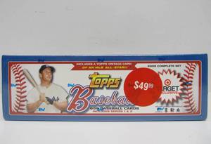 lot 52 image: Factory Sealed Topps Baseball Card Set - 2006 Both Series 1 & 2 - Target Exclusive