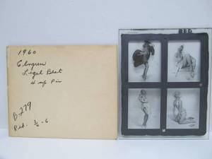 lot 89 image: Original Vintage Pre-Production Glass Panel - Pinup Girl - GIL ELVGREN #3