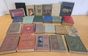 lot 143 image: Estate Lot of Antique Hardcover Books