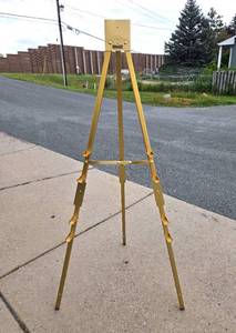 lot 150 image: Vintage Metal DA-LITE Adjustable Height Artist Easel