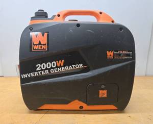 lot 231 image: Working WEN 2000 Watt Inverter Generator