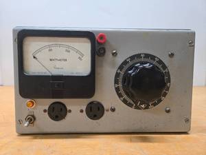 lot 232 image: Vintage Simpson Wattmeter