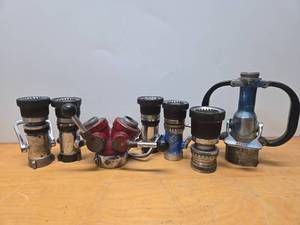 lot 200 image: Heavy Duty Commercial Grade Fire Hose Nozzles #3