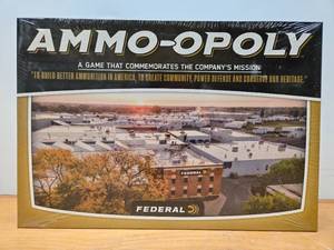 lot 163 image: Brand New Sealed AMMO-OPOLY Board Game by Federal Ammunition 