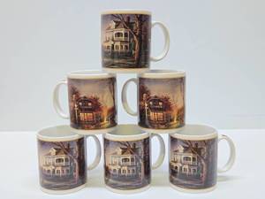 lot 179 image: Brand New in Box Set of 6 TERRY REDLIN Coffee Mugs