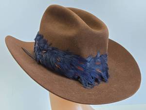 lot 253 image: Excellent Vintage SHEPLERS Western Cowboy Hat - Size 7 14