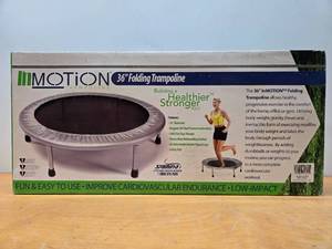 lot 239 image: New in Box IN MOTION 36 Trampoline