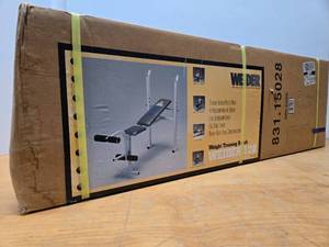 lot 240 image: Ne win Box WEIDER 128 Weight Bench