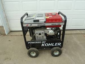 lot 1 image: AMP- Kohler Triplex 9200 GeneratorWelderCompressor