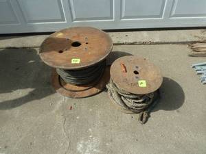 lot 28 image: 3 Spools of Pulling Rope