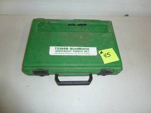 lot 45 image: Greenlee Slug Buster Set 7238 SB