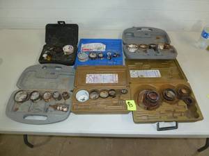 lot 83 image: Used Hole Saw Kits x 6