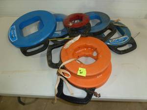 lot 85 image: Retractable Fish Tapes  x 7
