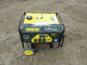 lot 99 image: Champion Generator Dual Fuel 7,500 Watt