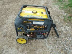 lot 100 image: Firman Generator Dual Fuel 9400 Watt