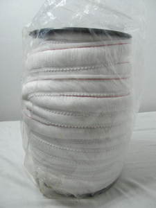 lot 62 image: White Fringe Fabric Trim