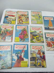 lot 80 image: Popular Mechanics Magazines Vintage