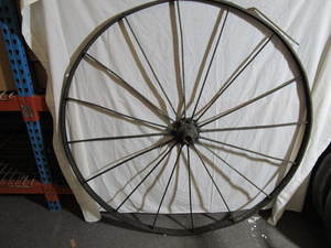 lot 81 image: Vintage Wheel