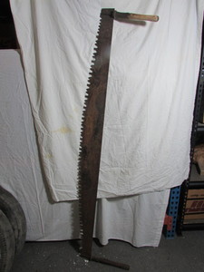 lot 86 image: Antique Two-Man Crosscut Saw