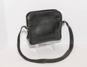 lot 12 image: Coach Vintage Legacy Black Leather Bag