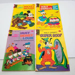lot 19 image: Vintage Walt Disney Comic Books  1970s Lot
