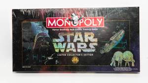 lot 21 image: 1996 Star Wars Monopoly  Limited Collectors Edition (Sealed)