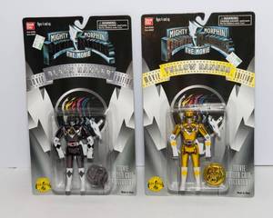 lot 72 image: Bandai 1995 Mighty Morphin Power Rangers Movie Edition Action Figures  Yellow & Black Ranger (Sealed)
