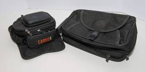 lot 77 image: Cargo Basics Magnetic Motorcycle Bags  Pair